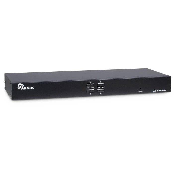 KVM Switch Inter-Tech AS-9104DA RackmountDVI,4xDVI/USB/Audio