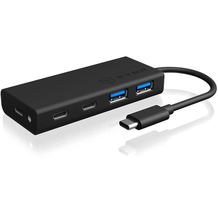 USB Hub 4-Port IcyBox USB 3.0 Type-C/2xType C to 2xType A