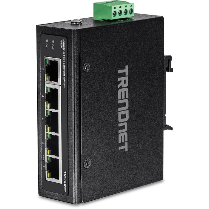 Network Switch TRENDnet Industrie 5 Port Fast Ethernet L2 DIN-Rail