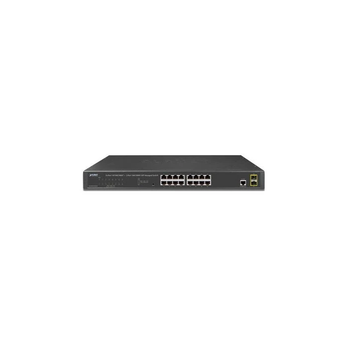 Network Switch Planet 16-Port Layer 2 Managed Gigabit Ethernet +