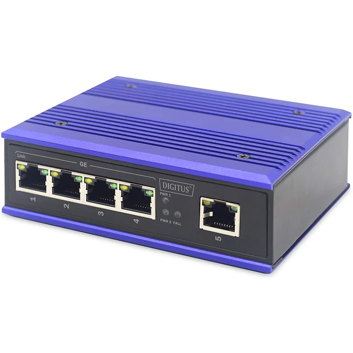 Network Switch DIGITUS Industrial 5-Port Gigabit