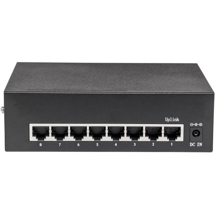 Network Switch Intellinet 8-Port Gigabit Ethernet PoE+ 60W Desktop