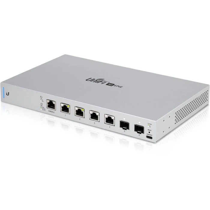 Network Switch Ubiquiti UniFi 6-Port 802.3bt 10Gbit/s. POE