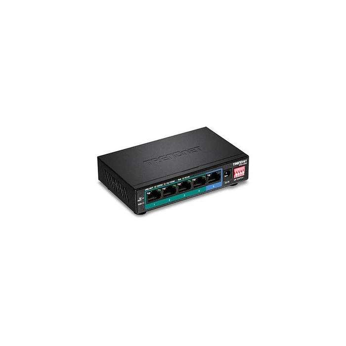 Network Switch Trendnet 5-Port Gbit PoE+ long range 200m 32W Metall
