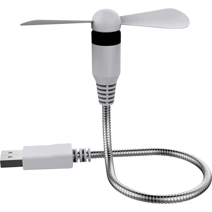 Μίνι Ανεμιστήρας RealPower USB white flexible