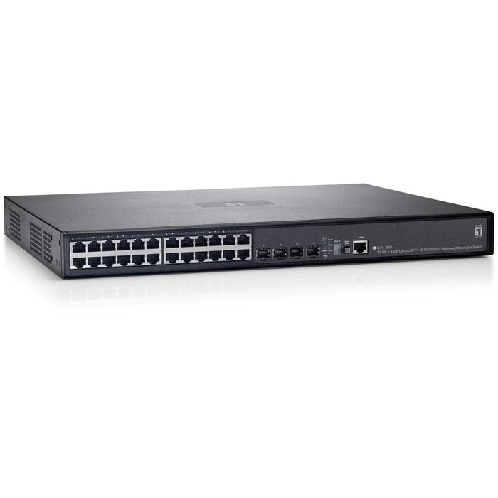 Network Switch LevelOne 24x GE GTL-2691 2xGE 4xGSFP 19"