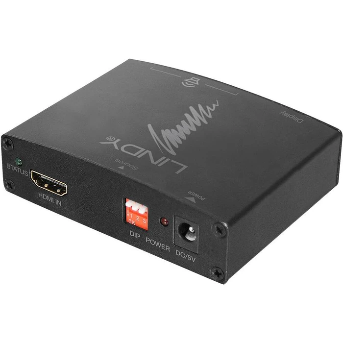 Audio Extractor Lindy HDMI with Bypass 4K