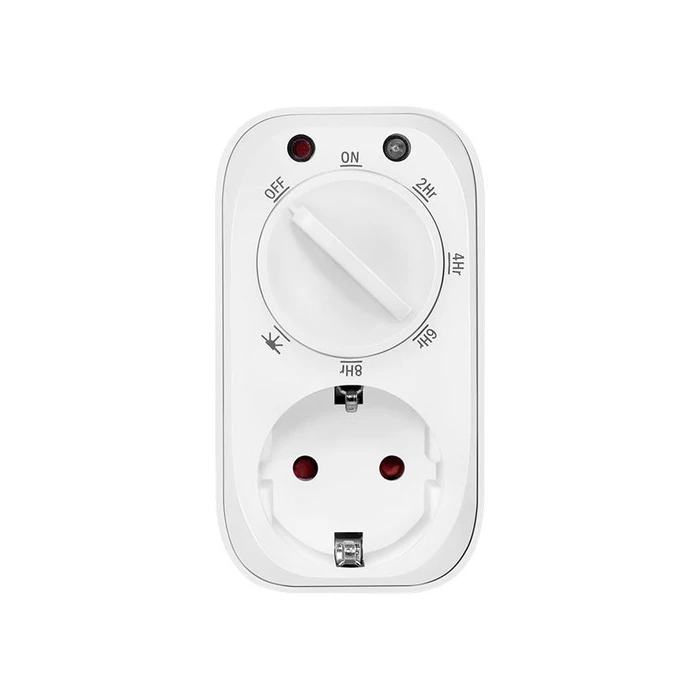 Χρονοδιακόπτης Logilink mechanical with twilight sensor, white