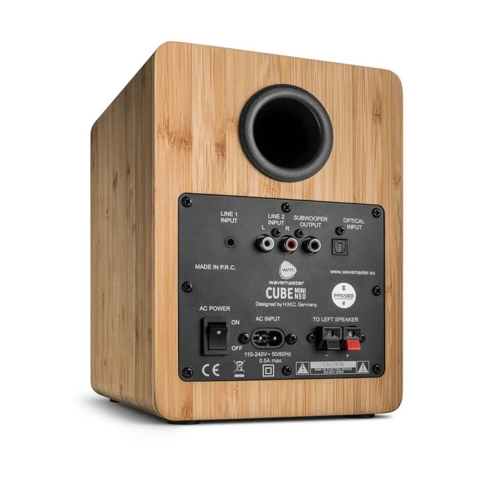 Ηχεία Wavemaster CUBE NEO Mini 2.0 bamboo