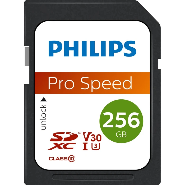 Κάρτα Μνήμης SDXC 256GB Philips V30 A1