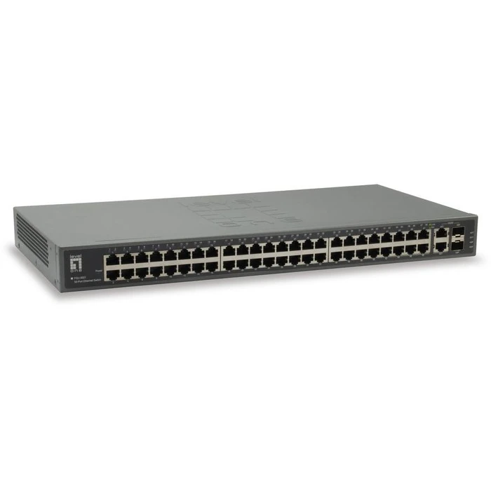 Network Switch LevelOne 50x FE FGU-5021 2xGSFP 19"