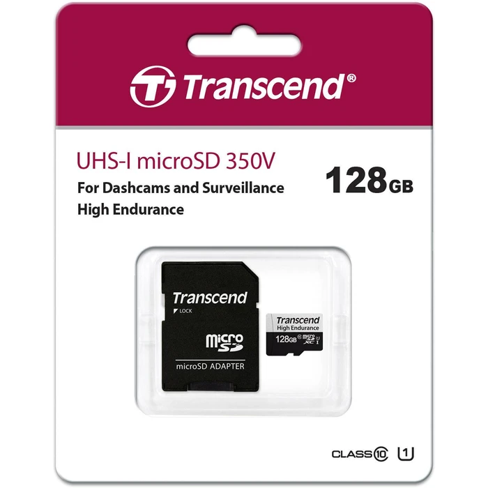 Κάρτα Μνήμης microSDXC 128GB Transcend 350V