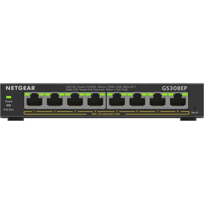 Network Switch NETGEAR 8x GE GS308EPP-100PES