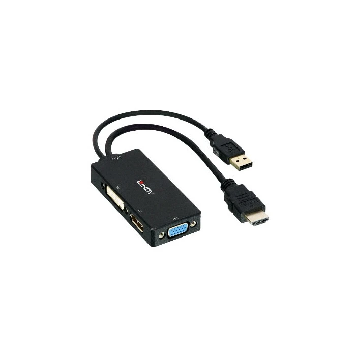 Μετατροπέας Lindy HDMI an DP/DVI/VGA Multi