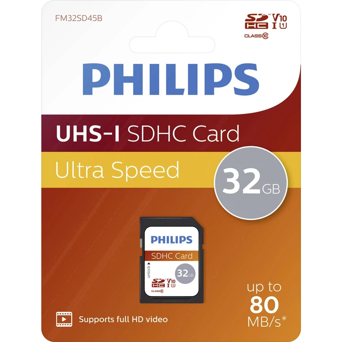 Κάρτα Μνήμης SDHC 32GB Philips