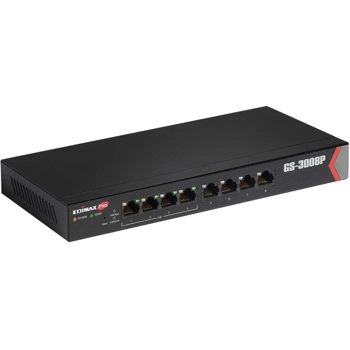 Network Switch EDIMAX 8x FE GS-3008P (4xPOE Web Managed)