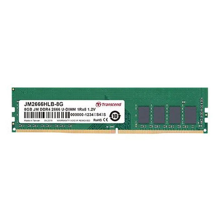 Μνήμη RAM Σταθερού DDR4 16GB Transcend 2666 CL19 JetRam, JM2666HLB-16G