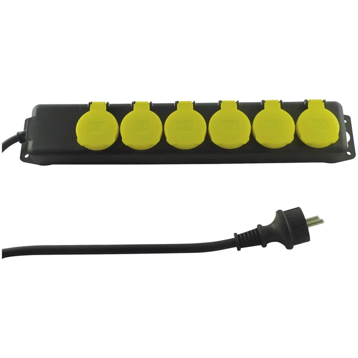 Πολύπριζο REV Outlet IP44 6-fold 1,4m