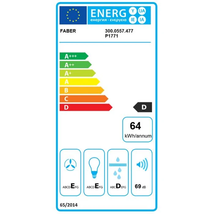 Απορροφητήρας Faber 741 Base W A60