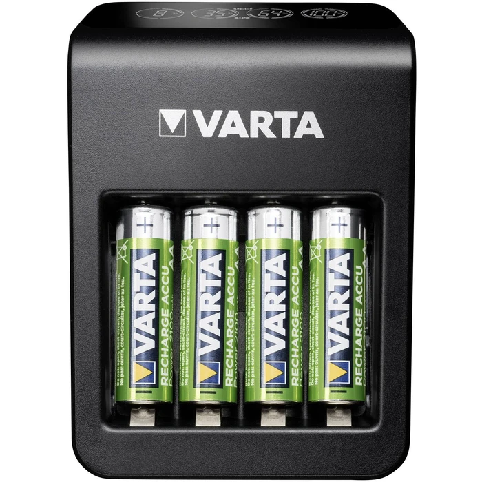 Φορτιστής Μπαταριών Varta LCD Pug incl. 4 batteries 2100 mAh AA