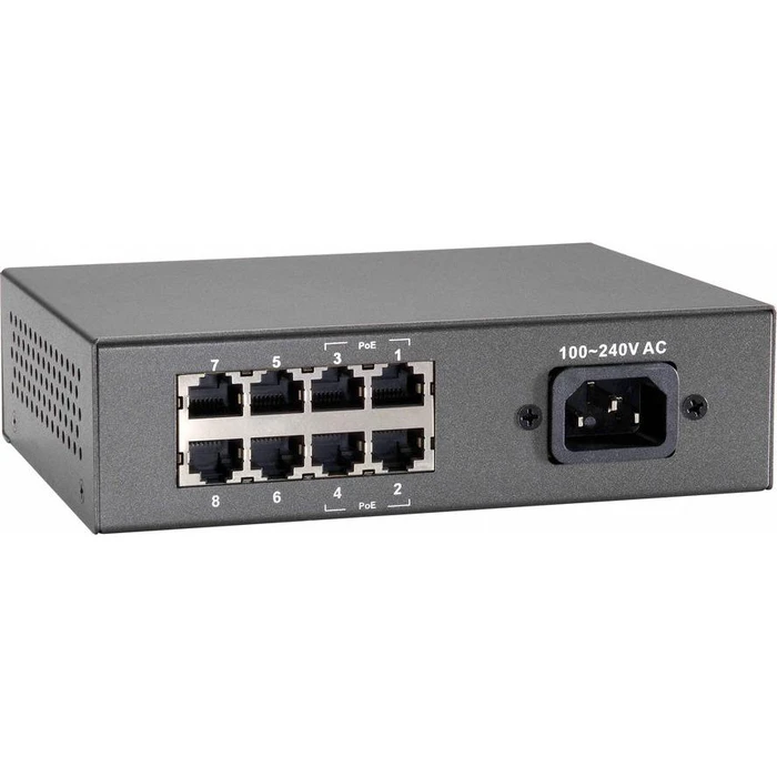Network Switch LevelOne 8x FE FEP-0812 65W 4xPoE