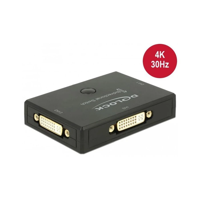 KVM & Data Switch Delock Umschalter DVI 2-1 bidirectional 4K 30Hz
