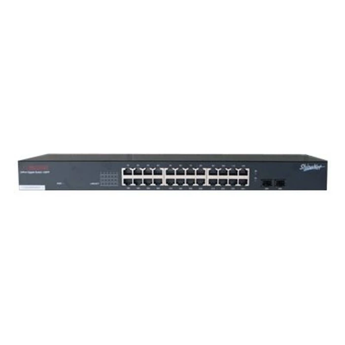 Network Switch 48,3cm Longshine 24x GE GS9126 2x mini-GBIC