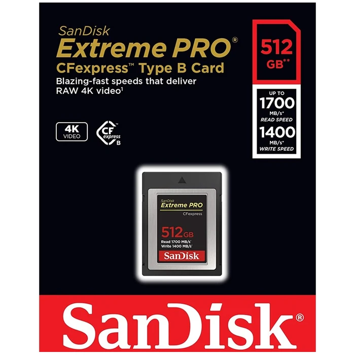 Κάρτα Μνήμης CF 512GB SanDisk Express Type 2 Extreme Pro