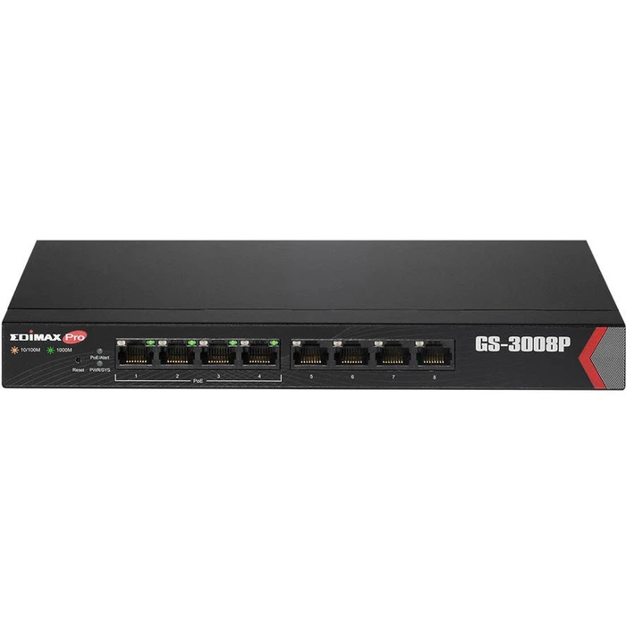Network Switch EDIMAX 8x FE GS-3008P (4xPOE Web Managed)