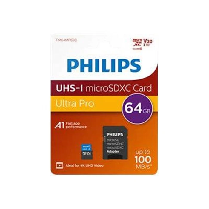 Κάρτα Μνήμης microSDXC 64GB Philips