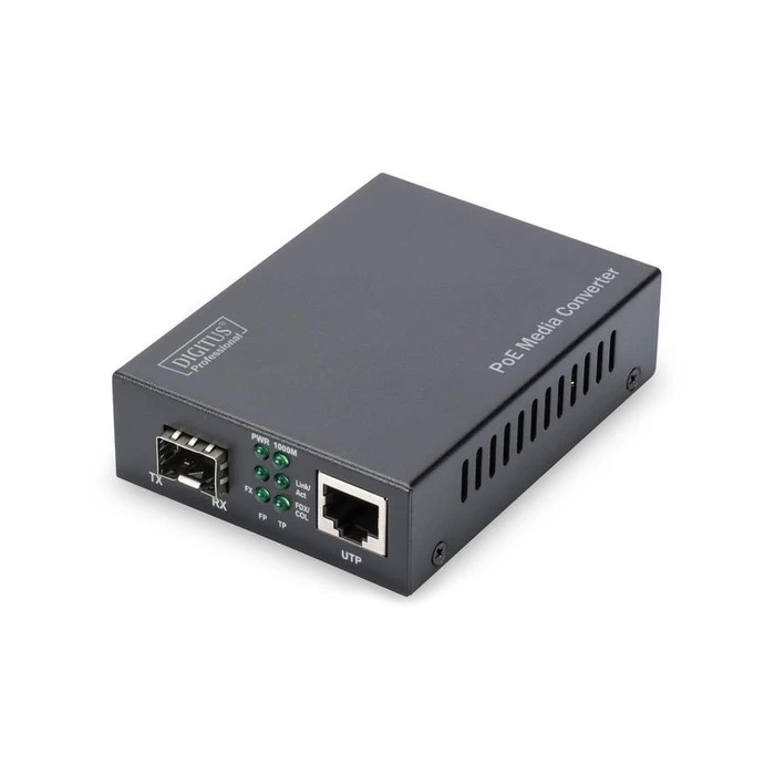 Μετατροπέας Digitus Gigabit PoE Media SFP/RJ45