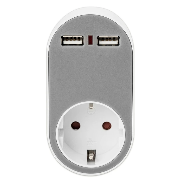 Αντάπτορας ρεύματος DIGITUS universal 2xUSB-A