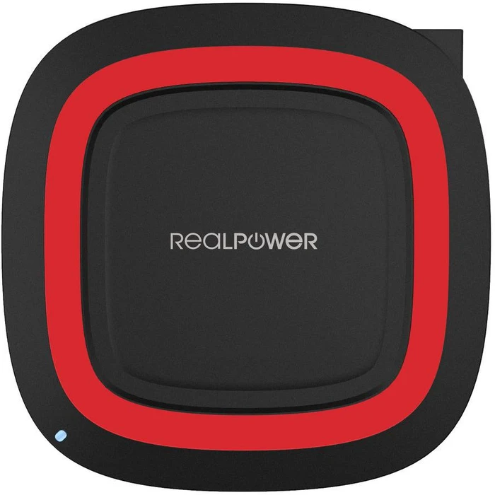 Ασύρματος Φορτιστής RealPower FreeCharger-10 black / red Qi