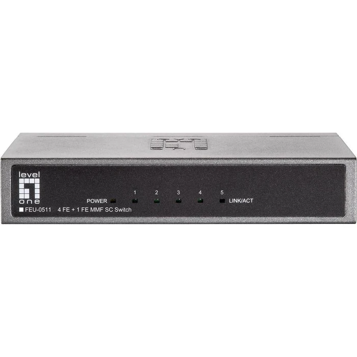 Network Switch LevelOne 4x FE FEU-0511 1xFSFP