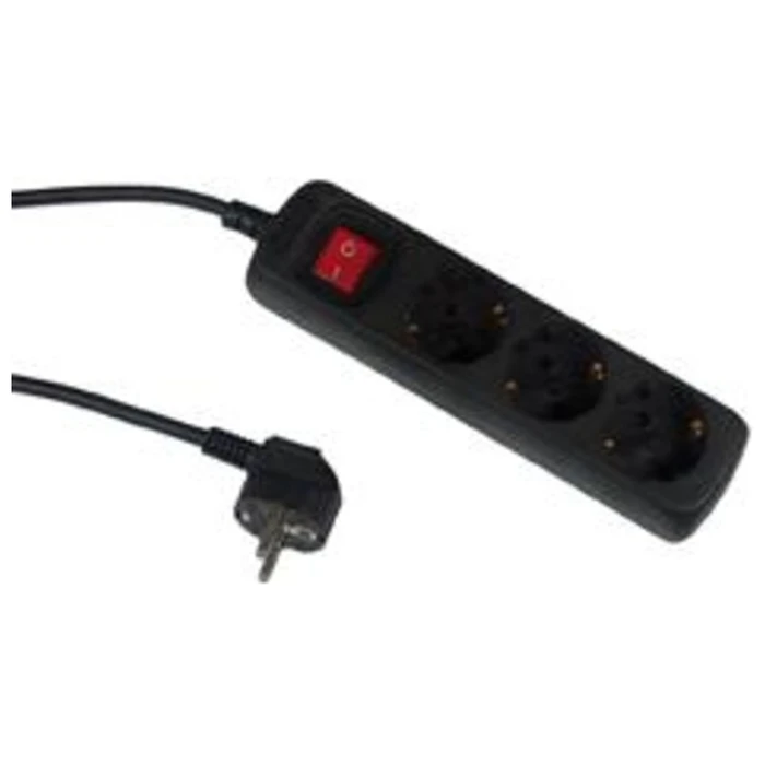 Πολύπριζο Με Διακόπτη REV Socket line 3-fold 1,4 m black