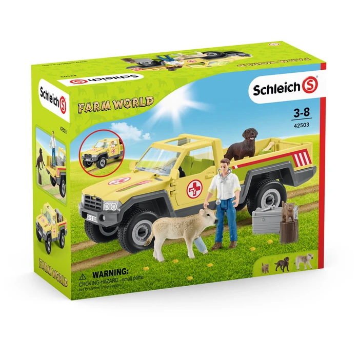 Φιγούρα Schleich Farm World 42503 Veterinarian visit at the farm