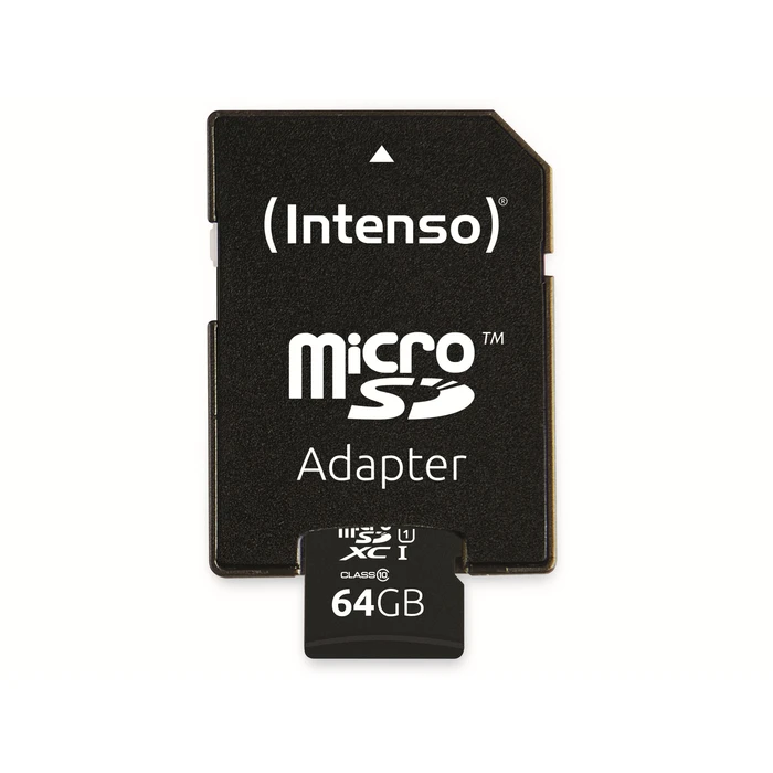 Κάρτα Μνήμης microSDXC 64GB Intenso Professional