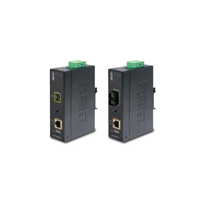 Μετατροπέας Planet IP30 10/100/1000T to SFP Gbit Conv. with PoE