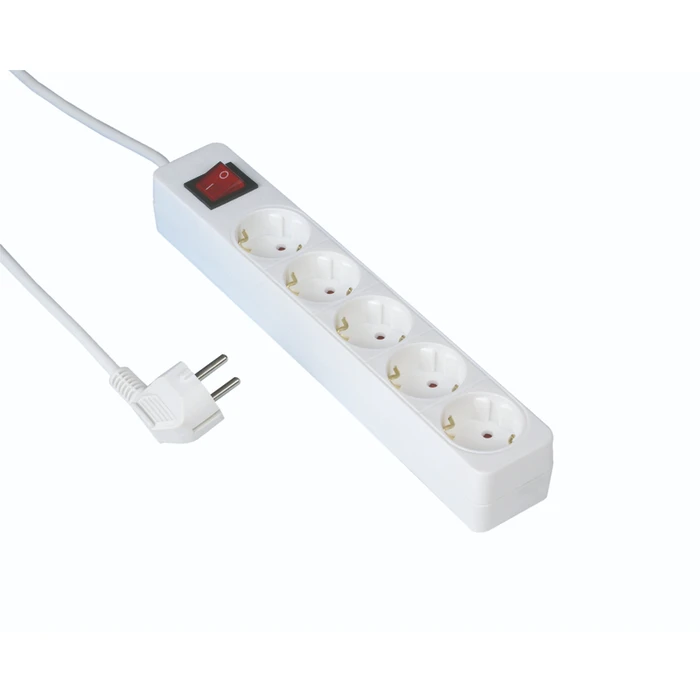 Πολύπριζο Με Διακόπτη REV Socket line 5-fold 3,0 m white