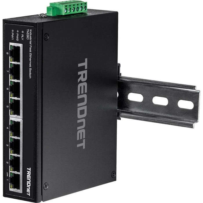 Network Switch TRENDnet Industrie 8 Port Fast Ethernet L2 DIN-Rail