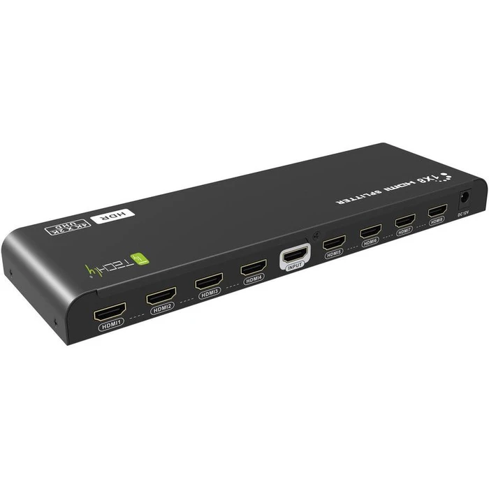 HDMI Splitter Techly 4K 8 Port, HDR
