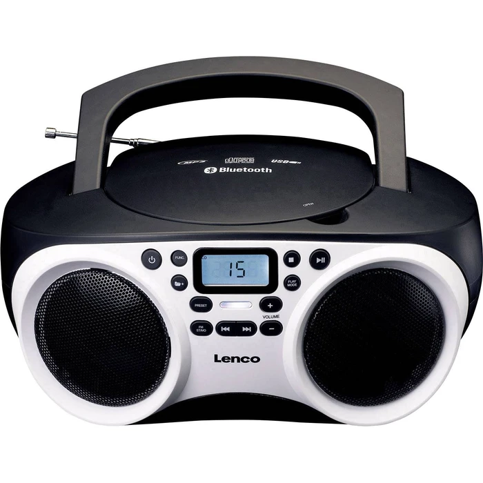 CD/Mp3 Player Lenco Scd-501 White/Black