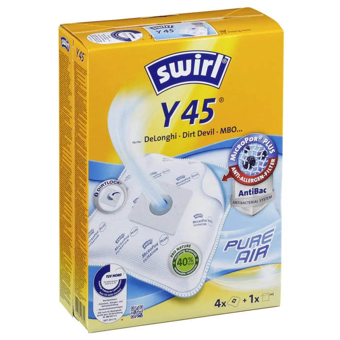 Σακούλες για Ηλεκτρική Σκούπα Swirl Y 45 MP Plus