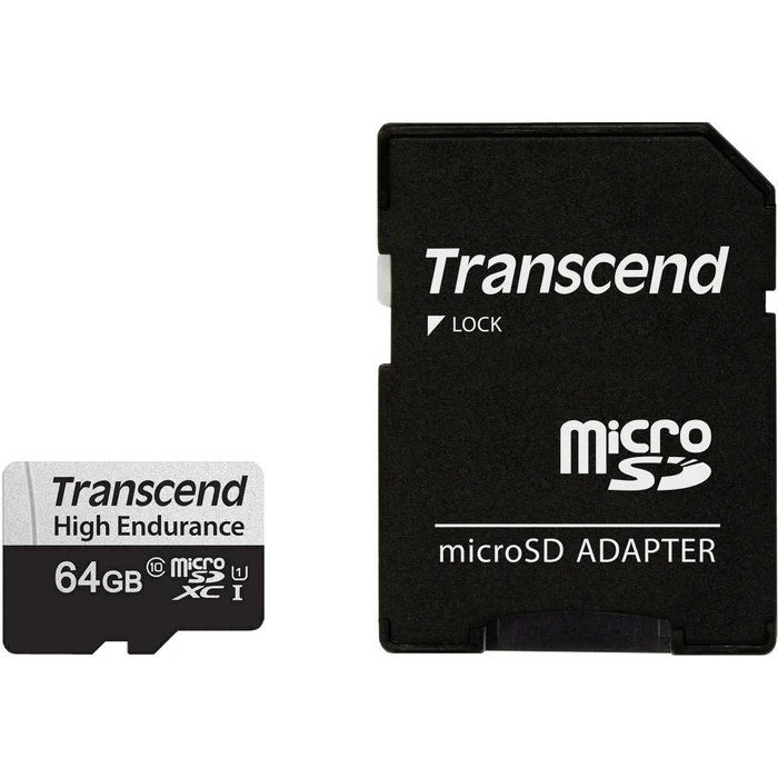 Κάρτα Μνήμης microSDXC 64GB Transcend 350V