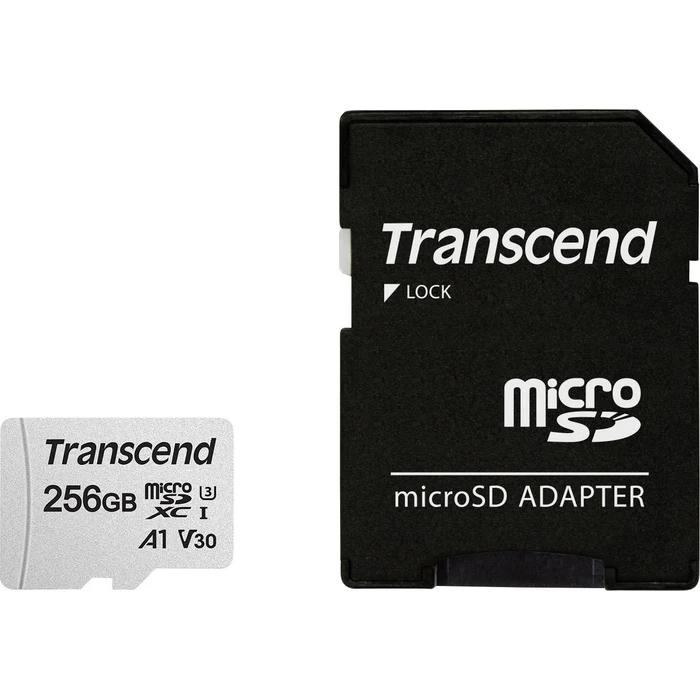 Κάρτα Μνήμης microSDXC 256GB Transcend 300S-A V30 A1