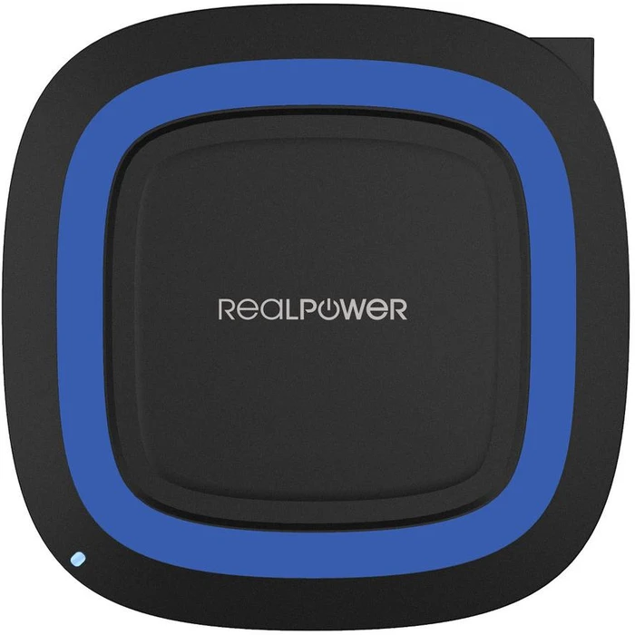 Ασύρματος Φορτιστής RealPower FreeCharger-10 black / blue Qi