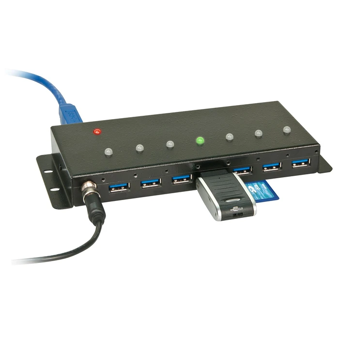 USB Hub Lindy USB 2.0 Metall 7 Port