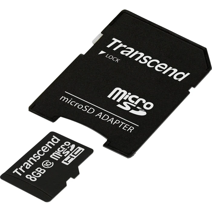 Κάρτα Μνήμης microSDHC 8GB Transcend