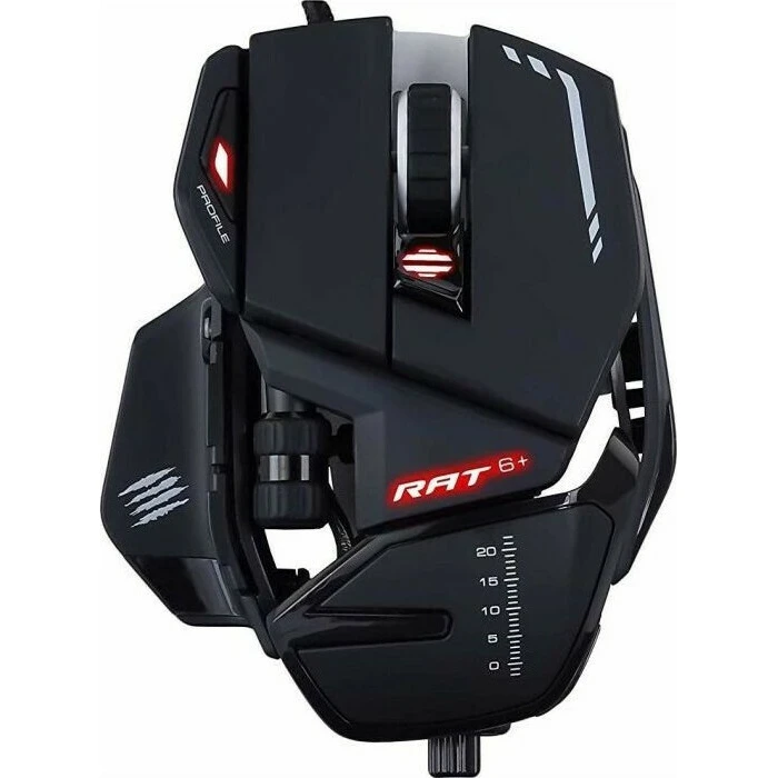 Ποντίκι Ενσύρματο MadCatz R.A.T. 6+ Black Optical Gaming