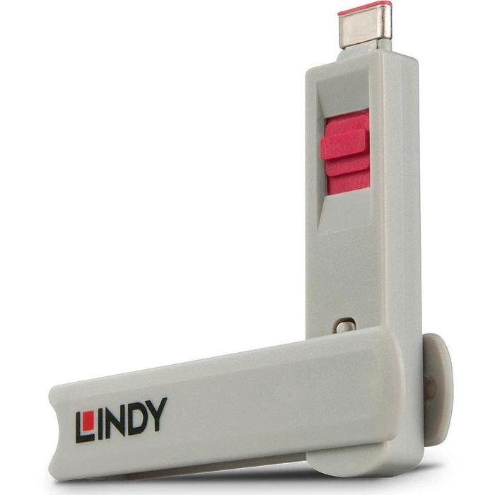 Kλειδαριά Lindy USB Typ C Port lock red